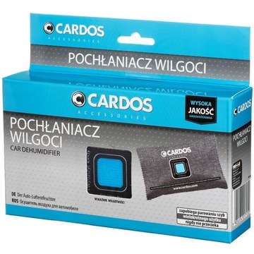 Pochłaniacz wilgoci do auta Osuszacz K2 CARDOS + Alkotest jednorazowy