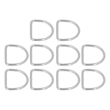 10 sztuk 316 pierścienie D ze stali nierdzewnej
