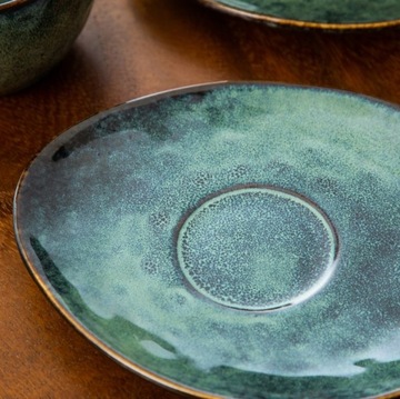 СЕРВИСНЫЙ НАБОР VANCASSO STARRY ЧАШЕК, ЗЕЛЕНЫЙ, НА 8 ЧЕЛОВЕК, ЧАШКИ, 260 мл