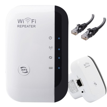 WZMACNIACZ ZASIĘGU SYGNAŁU SIECI WIFI REPEATER AP ROUTER 300 Mbps 2,4 GHz