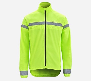ВЕЛОСИПЕДНАЯ КУРТКА С ФЛУОРЕСЦЕНТНОЙ СВЕТООТРАЖАЮЩЕЙ СВЯЗЬЮ ЗАЩИТА ОТ ДОЖДЯ
