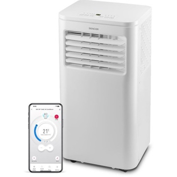 Klimatyzator domowy mobilny Sencor SAC MT7048C 7.000 BTU/h do 26m2 Wi-Fi