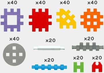 Мини Вафли 300 шт. Конструктор. Конструктор