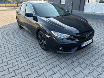 Honda Civic X Hatchback 5d 1.0 VTEC Turbo 129KM 2017 Honda Civic 1.0Vtec, Stan Idealny,NAVI,Klimatronic, zdjęcie 6