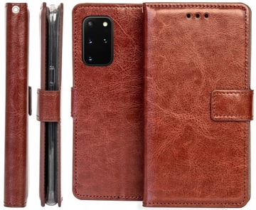 ELEGANCKE ETUI PORTFEL CASE KOLORY WYBÓR SZKŁO 9H do Samsung Galaxy S20+
