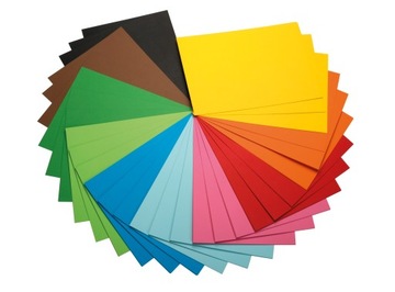 Brystol kolorowy 170g/m2, A4 100 ark. miks 10 kol.