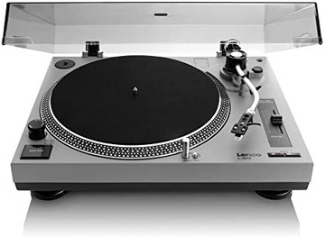 Gramofon cyfrowy LENCO L-3808G USB MMC szary