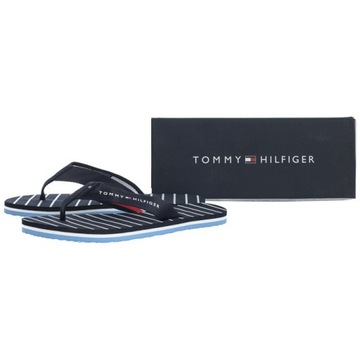 Buty Japonki Tommy Hilfiger Rope Sandal Granatowe