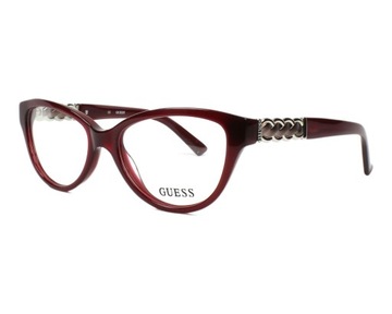 GUESS GU2381 burgundowe kocie +ETUI 52-16-140