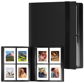ALBUM NA ZDJĘCIA INSTAX MINI FUJIFILM CZARNY 160 KIESZENI POLAROID 4O STRON