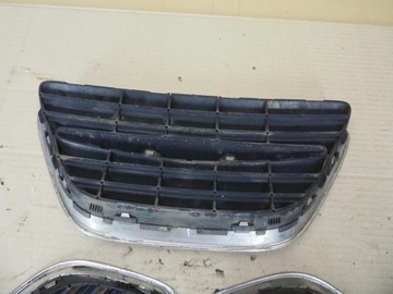 MŘÍŽKA MASKA NÁRAZNÍKU PŘEDNÍ SAAB 9-5 FL FACELIFT 2001R 95 KOMPLET