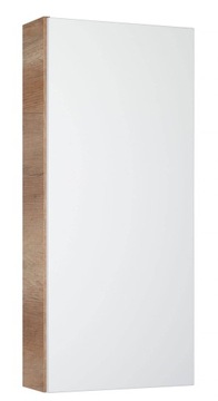 Astor Szafka Wisząca 40 cm System C Biały Country Biały Połysk/Dąb Country