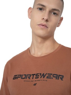 МУЖСКАЯ СПОРТИВНАЯ ФУТБОЛКА 4F ИЗ ХЛОПКА