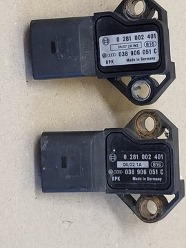 CZUJNIK DOŁADOWANIA CIŚNIENIA MAP SENSOR AUDI VW SEAT SKODA OE 038906051C