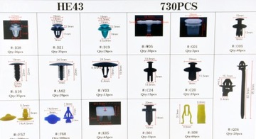 АВТОМОБИЛЬНЫЕ ЗАПОНКИ, ЗАЖИМЫ ДЛЯ ОБИВКИ, ЗАЖИМЫ ДЛЯ БУЛАВКИ