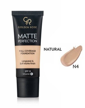 ТОНАЛЬНЫЙ ТОНАЛЬНЫЙ ТОНАЛЬНЫЙ ТОНАЛЬНЫЙ МАТОВЫЙ СОВЕРШЕНСТВО GOLDEN ROSE SPF15 N4