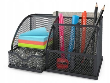 PRZYBORNIK ORGANIZER NA BIURKO 6 KOMÓR SZUFLADKA