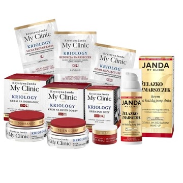 Janda My Clinic 50+ zestaw 7 produktów do pielęgnacji na prezent