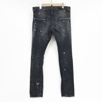 DSQUARED2 S74LA0806 S30400 SPODNIE JEANS SKINNY FIT MEN 48