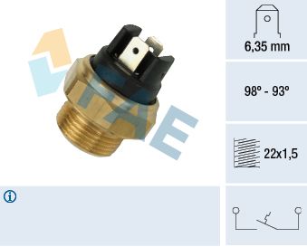FAE 37400 PŘEPÍNAČ TERMICKÝ VENTILÁTOR CHLADIČŮ