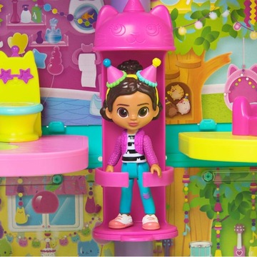 ДОМ КОШКИ ГАБИ БОЛЬШОЙ РАДУЖНЫЙ ДОМ С ЛИФТОМ ПРАЗДНИК КУКОЛЬНЫЙ ДОМ ЗВУК