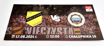 bilet WIECZYSTA Kraków - HUTNIK Kraków 17.08.2024
