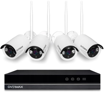 КОМПЛЕКТ НАРУЖНОГО МОНИТОРИНГА 4 КАМЕРЫ 1080p FULL HD DVR IP66