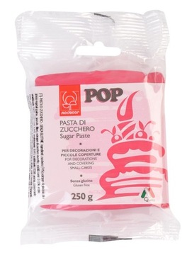 Masa cukrowa lukier plastyczny MODECOR fuksja 250g
