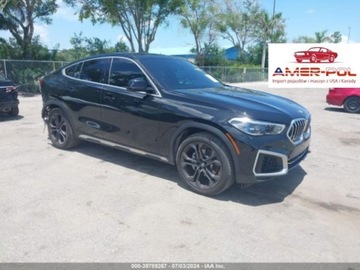 BMW X6 G06 2022 BMW X6 2022r, XDrive40I, 3.0L 3.0 Benzyna 335KM