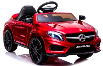 Mercedes GLA45 WIŚNIOWY Lakierowany, EVA Skóra