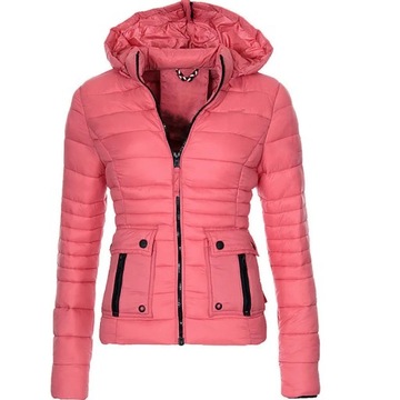 Women Winter Coat Warm Hooded Casual Short Padded