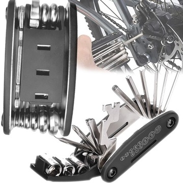 MULTITOOL Многофункциональный инструмент 16 в 1 ВЕЛОСИПЕДНЫЕ КЛЮЧИ УНИВЕРСАЛЬНЫЕ ИНБУСЫ