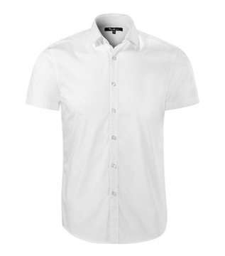 MĘSKA koszula SLIM FIT premium biała gładka S