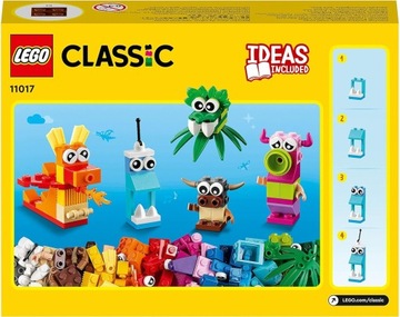 Конструкторы LEGO Classic Creative Monsters 11017 для детей, подарочный пакет