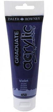 Farba akrylowa Rowney GRADUATE Violet 450