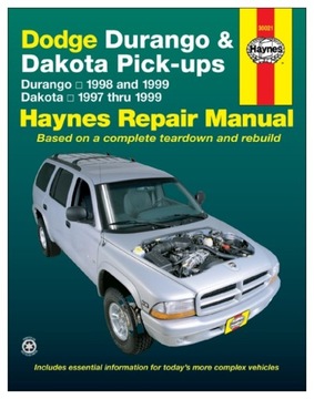 DODGE Durango & Dakota Pick-up (1997-1999) instrukcja napraw Haynes 24h