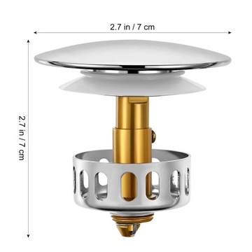 Фильтр для раковины Сетчатый фильтр Сливная пробка для ванны