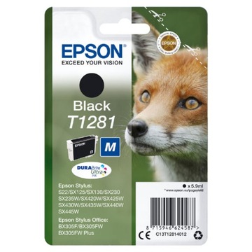 Epson T1281 (C13T12814022) - oryg. tusz, czarny