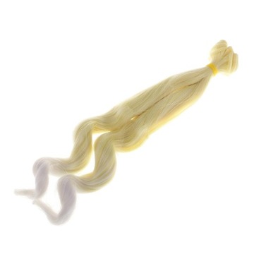 Cute Dolls Wigs Curly Hair for YO Doll DIY Making Accessories Gold