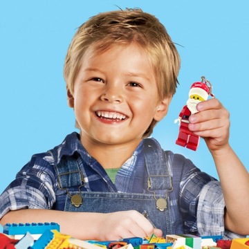 БРЕЛОК-ФОНАРИК LEGO ФИГУРА САНТЫ LGL-KE189