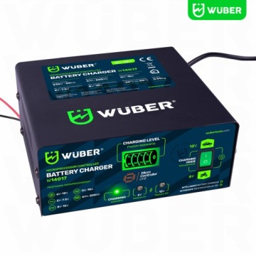 МИКРОПРОЦЕССОРНЫЙ ВЫПРЯМИТЕЛЬ 6–12 В 15 А ЗАРЯДНОЕ УСТРОЙСТВО WUBER