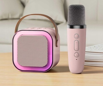 НАБОР КАРАОКЕ БЕСПРОВОДНОЙ МИКРОФОН + ДИНАМИК BLUETOOTH ДЛЯ ДЕТЕЙ
