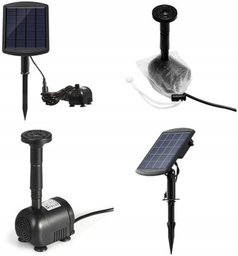 ФОНТАННЫЙ НАСОС СОЛНЕЧНЫЙ НАСОС ДЛЯ САДОВОГО ПРУДА ФОНТАН 1,8 Вт