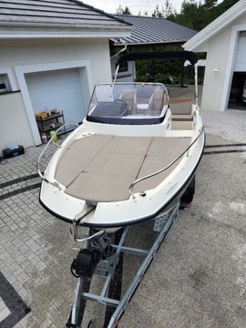 Моторная лодка Quicksilver Activ 605 Sundeck+MERCURY 150 л.с. как новая - выгодная сделка!