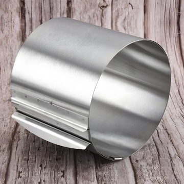 Край для пирога регулируемая высота жестяной высоты олова 15 см 16-30 см