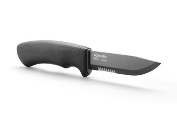 Nóż myśliwski taktyczny Mora Bushcraft Black SRT survivalowy mocny