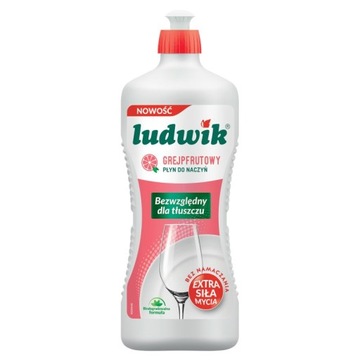 Skuteczny wydajny płyn do mycia naczyń Ludwik grapefruitowy - KONCENTRAT