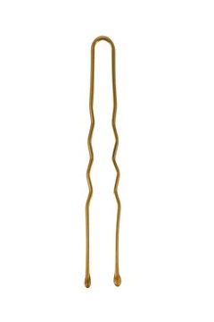 Kokówki Fryzjerskie Do Włosów Złote Z Kulką 300 SZTUK 4,5cm