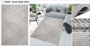 Dywan CRYSTAL 160x220 Z Połyskiem Nowoczesny Modny Miękki Różne Wzory