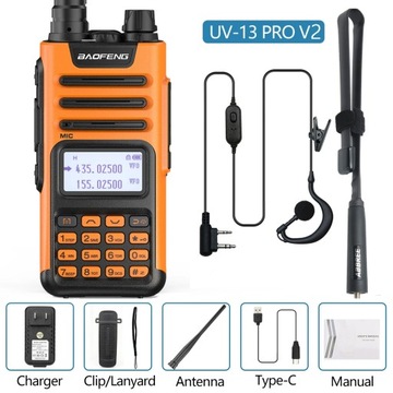 BaoFeng UV-13 PRO V2 10W potężny dwuzakresowy